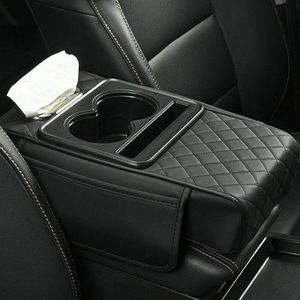 Accoudoir central de voiture avec porte-gobelets et rangement intégré