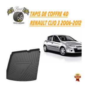 SAHLER Tapis de coffre 4D RENAULT CLIO 3 2006-2012 à prix pas cher