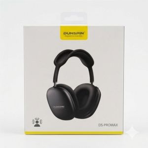 Casque Bluetooth DUNSPIN DS-PROMAX - Son Surround Immersif - Design Premium & Confort Ergonomique - Noir Mat