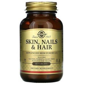 Solgar Skin, Nails & Hair Treatment N°1 in USA -Peau, Ongles & Cheveux- 60 Caps