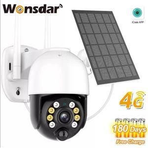Caméra de Sécurité Extérieure Solaire 3MP WiFi 4G – Surveillance Sans Fil avec Vision Nocturne