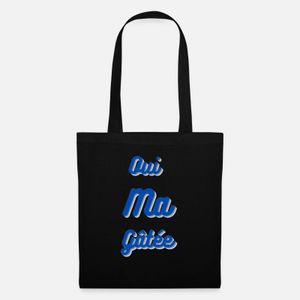 Oui Ma Gâtée !!- , حقيبة تسوق قماشية 35 × 40 سم - حقيبة اليد