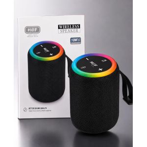 Enceinte Bluetooth Portable H@F GU-192 10W Sans Fil – Lumière LED RGB, Recharge USB Type-C, Son HD