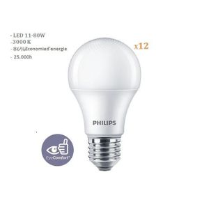 Philips PACK 12 AMPOULES ESS LED BULB 11W E27 3000K 230V 1PF/12 MA