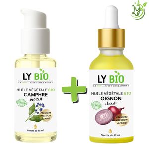 LY BIO PACK HUILE CAMPHREE 50ML - POMPE + HUILE OIGNON 50ML - PIPETTE