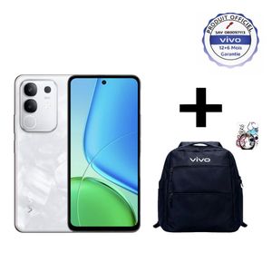 vivo Y29 - 6.7" - 8 Go + 256 Go - White + Cadeau de cartable et stent annulaire