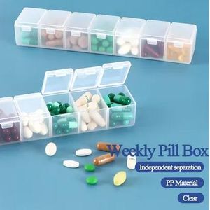 Boîte à Pilules de 7 jours- Organisateur Médicaments Et Distributeur De vitamine 