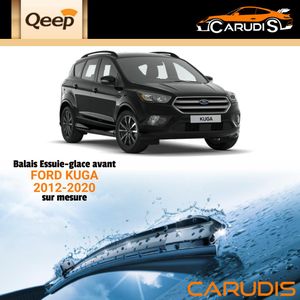 Qeep مسّاحات زجاج أمامي مخصصة لسيارة Ford Kuga II لمسح مثالي وصامت