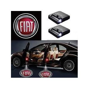 Lot de 2 lampes de courtoisie voiture avec projection de logo
