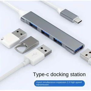 Hub USB 4 ports, adaptateur répartiteur, station d'accueil OTG pour téléphone, Macbook Pro 13 15 Air, PC portable, ordinateur