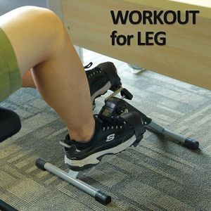 Mini Vélo d’Exercice Pliable – Pedal Exerciser Under Desk Bike avec Écran LCD – Entraînement Bras & Jambes – Résistance Réglable, Portable pour Maison et Bureau