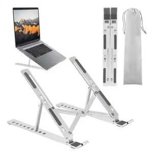 Support Ordinateur Portable Aluminium 1 Pièce Pliable Ventilé Réglable Bureau Maison