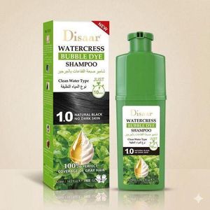 Disaar Shampoing 1.0 Colorant Disaar Châtain Foncé – 420ml, Coloration Cheveux en 10 Minutes