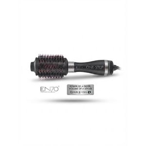 Enzo Brosse Soufflante  One-Step – Brosse Lissante Sèche-Cheveux 2-en-1 