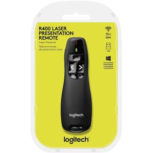 Logitech Pointeur Laser Stylo Récepteur USB Sans Fil, Télécommande  PowerPoint 2.4 GHZ - Prix pas cher