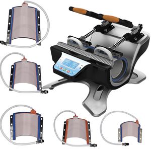 FREESUB Presse à Mug Double ST-210 (Pack 5 en 1) - Sublimation Professionnelle - Mugs Standard & Conique