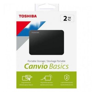 Disque dur externe HDD Toshiba - 2To - Noir