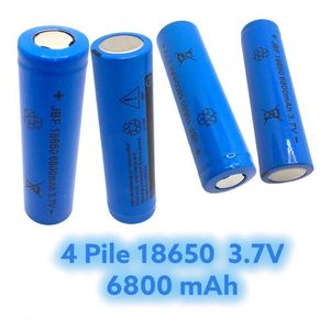 Generic 4 Batterie 18650 3.7v Li-ion Rechargeable 3.7 Volt 4000 mAh Qulit  Fire Sans Tête à prix pas cher