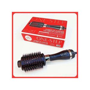 Enzo Brosse Soufflante One-Step – Sèche-Cheveux Brosse Chauffante 4-en-1 Air Styler, Séchante et Volumisante, Volumisateur, Lisseur, Lissage Rapide, Coiffage Facile, Brushing Salon Professionnel à Domicile, Volume Intense et Brillance