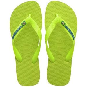 Havaianas Sandale Brasil Logo Neon Lime Green/Lime Green