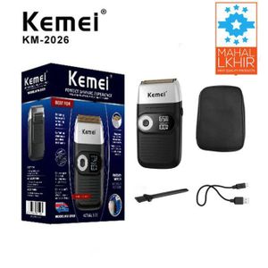 Kemei Rasoir Électrique rechargarbe- Rasage Propre- Rasoir finition