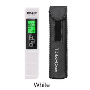 قلم مع حافظة جلدية - جهاز اختبار جودة المياه TDS 3 في 1 – قياس TDS والتوصيلية ودرجة الحرارة، دقة عالية، عرض رقمي مضاء – مثالي للمنزل، الصناعة و الأماكن الخارجية