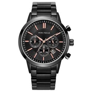 MINI FOCUS Montre homme Chronographe mouvement de quartz