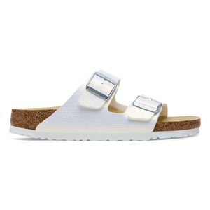 Birkenstock  Arizona Birko Flor Shiny Lizard White 