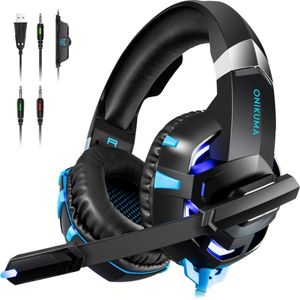 Casque gaming Casque gamer Casque de jeu lumineux avec micro suppression de  bruit ONIKUMA K10 Pro Son Surround pour PC MAC PS4 - Cdiscount TV Son Photo