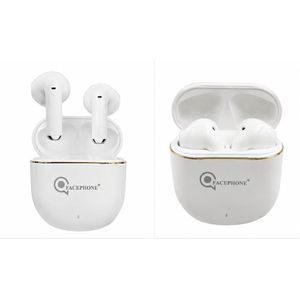 FACEPHONE Écouteurs Sans Fil TWS EASY-E04 Bluetooth 5.0 Avec Boîtier De Charge Blanc