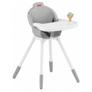 Pilsan Chaise de salle à manger enfant Comfort Gris, tablette amovible spacieuse, ceinture de sécurité, montage rapide, poids maximal supporté : 40 kg