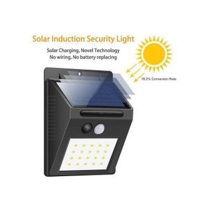 Lampe solaire détecteur de mouvement