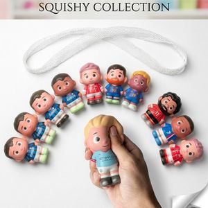 Pack de 2 Jouets Squishy Joueurs de Football – Modèles Aléatoires