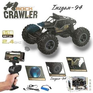 Voitures RC avec caméra HD 1080P FPV échelle 1:16, Monster Truck haute vitesse WiFi