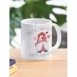 Gnome Matter What Happy Valentine Mug classique