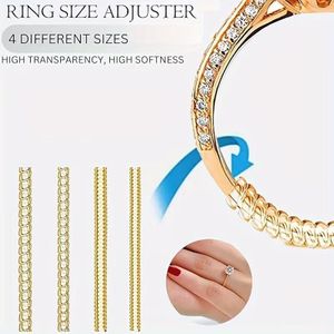 4 Ajusteur de taille de bague pour bagues amples, s'adapte à toutes les bagues, tailles assorties
