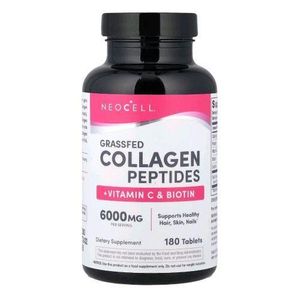 Neocell ببتيدات الكولاجين (فيتامين C + البيوتين) 6000 ملغ 180 قرص