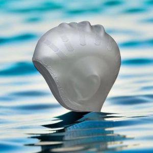 Bonnet de natation en Silicone élastique, bonnet convient aux Hommes Femmes قبعة سباحة مرنة من السيليكون، قبعة مناسبة للرجال والنساء