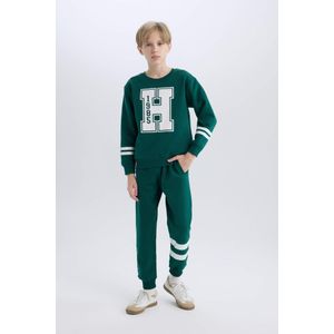 Defacto سروال قماش سميك قصة عادية