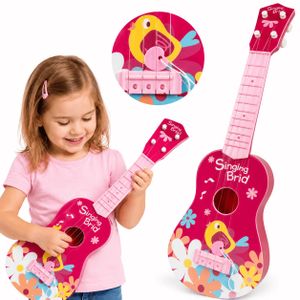 Guitare Jouet pour Enfants Crocodile, Instrument de Musique Éducatif, 6 Cordes, Design Coloré, Dès 3 Ans, Cadeau Enfant