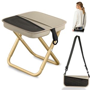 Folding Chair Camping en plein air barbecue pêche sac à dos pliable tabouret chaise pliante Portable avec sac de rangement Mini chaise d'extérieur facile à transporter
