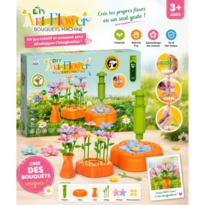Kit Créatif DIY Art Flower – Machine à Créer de Magnifiques Bouquets de Fleurs pour Enfants