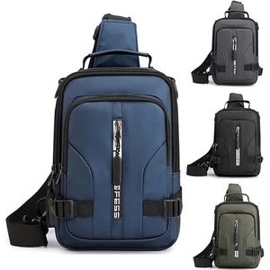 Sac Bandoulière Unisexe avec Port USB – Sac à Dos de Randonnée Pratique pour Camping, Voyage et Travail
