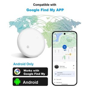 Localisateur intelligent Mini Tag, suivi vous animaux, valise, voiture, Moto, positionnement Global, suivi des enfants âgés, Anti-perte, compatible avec Google Find My avec housse de protection