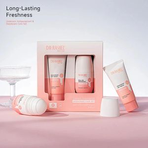DR Rashel Coffret Soin Aisselles Déodorant Roll-On & Sérum Sec Anti-Transpirant 48h (Vitamine C & Curcuma)