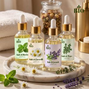 Bio Gamme Huiles Aromatiques 50 ml ,  Sélection naturelle pour votre éclat