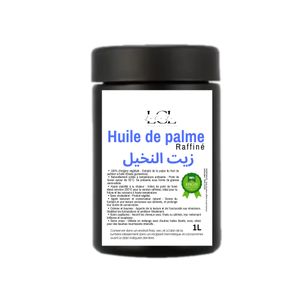 Lcl 1L - Huile de Palme - Alternative Saine aux Graisses Hydrogénées (Sans Acides Gras Trans)