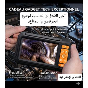 Diagnostic microscope numerique camera inspection mecanique USB pc Android led endoscopie