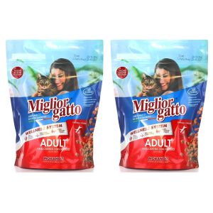 Miglior Gatto Croquettes pour Chat - Bœuf - Alimentation Adulte - 400g