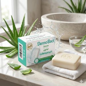 Herbo Ridouane Savon bactérien  Naturel 100% - Pour tous types de peau - Élimine les bactéries